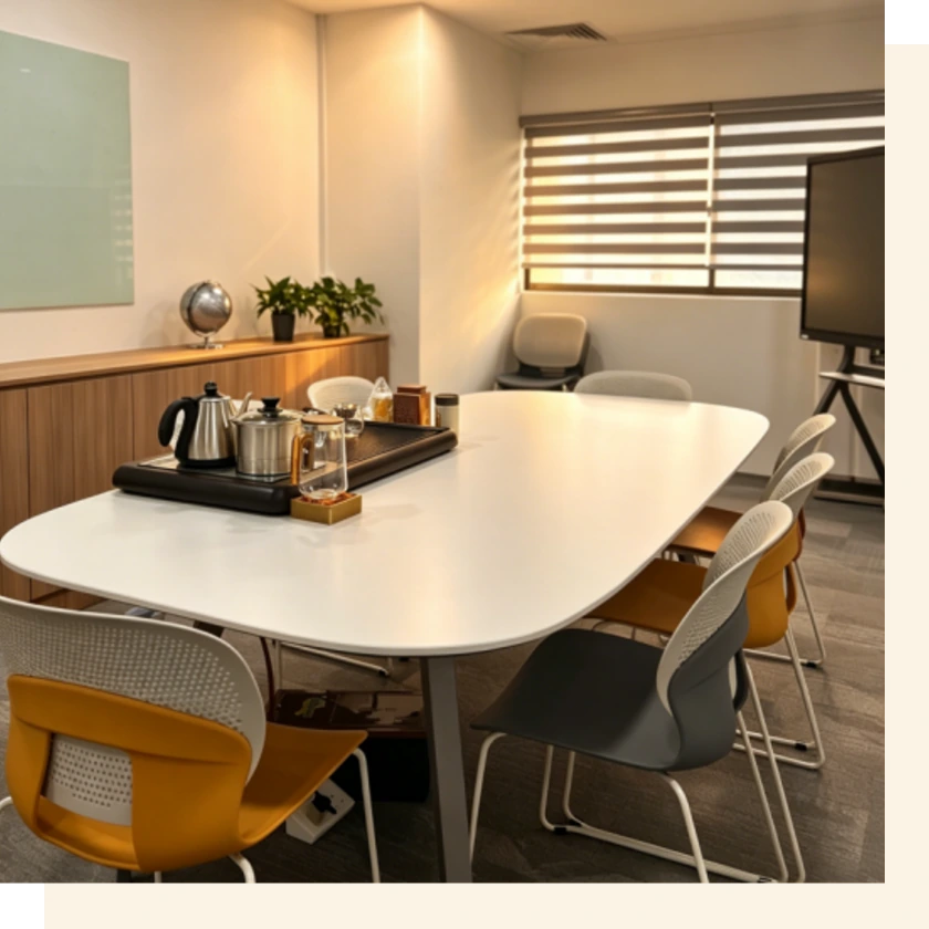 Lumora studio meeting room