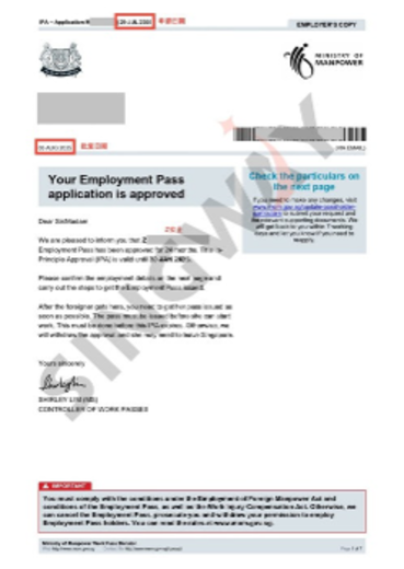 Employment pass success story case 6